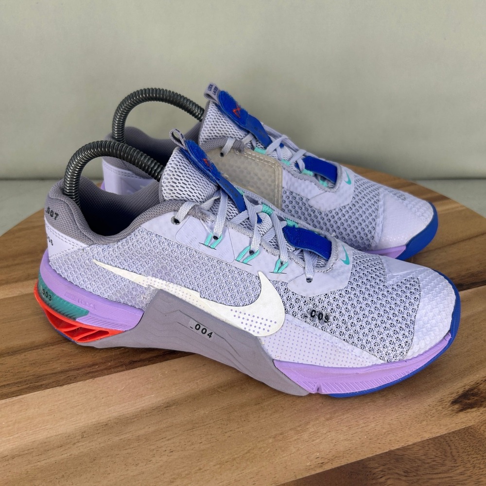Nike Metcon 7 Womens Training Shoes Purple Blue CZ8280-515 Size 8